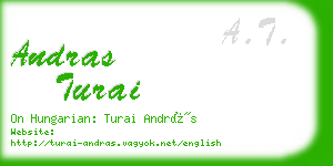 andras turai business card